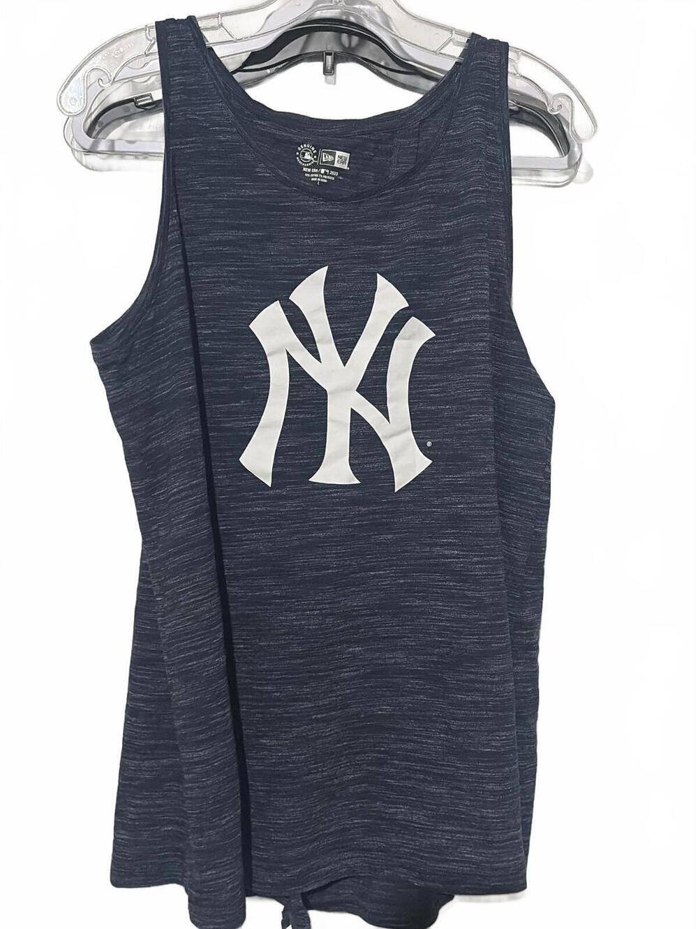 New Era New York Yankees Navy Blue Sleeveless Tank Top